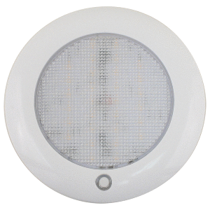 Scandvik Slim 5'' Dome Light - Warm White/Blue - 10-30V