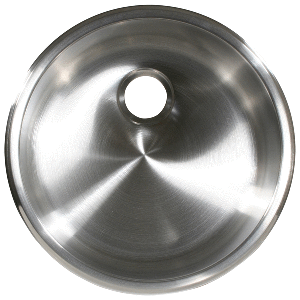 Scandvik SS Cylindrical Sink - (11-5/8'' x 5'') - Brushed Finish