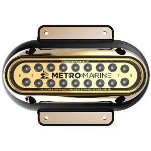 Metro Marine High-Output Elongated Surface Mount Light w/Intelligent Monochromatic LED's - Blue, 45deg Beam