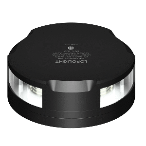 Lopolight 360-Degree Anchor Light w/Strobe - 2NM - Black Housing w/FB Base