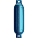 Polyform G-1 Twin Eye Fender 3.5'' x 12.8'' - Metallic Blue