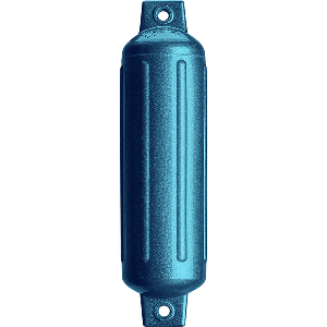 Polyform G-2 Twin Eye Fender 4.5'' x 15.5'' - Metallic Blue