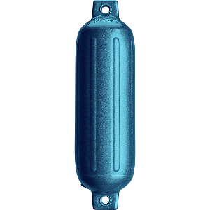 Polyform G-3 Twin Eye Fender 5.5'' x 19'' - Metallic Blue