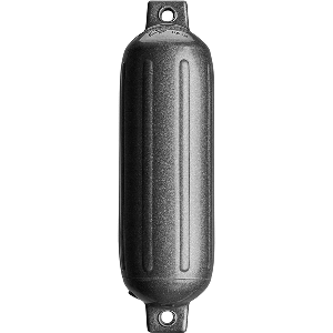 Polyform G-3 Twin Eye Fender 5.5'' x 19'' - Metallic Graphite