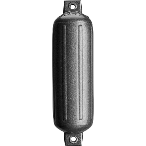 Polyform G-4 Twin Eye Fender 6.5'' x 22'' - Metallic Graphite