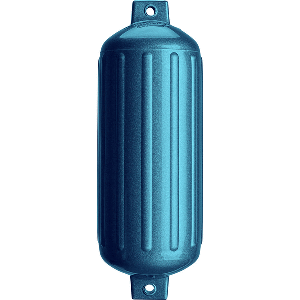 Polyform G-6 Twin Eye Fender 11'' x 30'' - Metallic Blue
