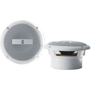 lowestpricelowestprice Poly-Planar 3 Round Flush-Mount Compnent Speakers - (Pair) White