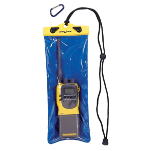  Dry Pak VHF Radio Case - Clear/Blue - 5 x 12
