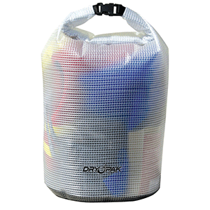  Dry Pak Roll Top Dry Gear Bag - 11-1/2 x 19 - Clear
