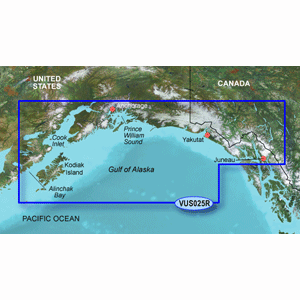 TEX Garmin BlueChart® g2 Vision® HD - VUS025R - Anchorage - Juneau - microSD™/SD™