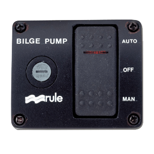 Rule Deluxe 3-Way Lighted Rocker Panel Switch
