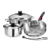 Magma 7 Piece Induction Cookware Set - Stainless Steel