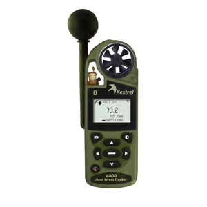 Kestrel KESTREL 4400BNV HEAT STRESS TRACKER W/ BLUE TOOTH OLIVE - 0844BNVOLV Kestrel KESTREL 4400BNV HEAT STRESS TRACKER W/ BLUE TOOTH OLIVE - 0844BNVOLV