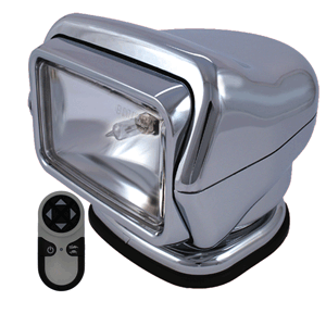  Golight HID Stryker Searchlight w/Wireless Handheld Remote - Magnetic Base - Chrome