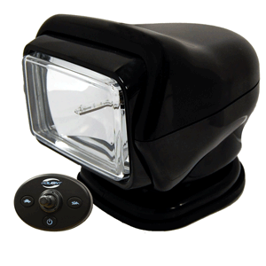  Golight HID Stryker Searchlight w/Wired Dash Remote - Permanent Mount - Black