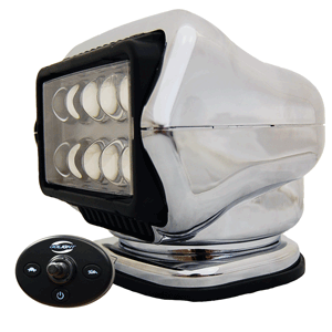  Golight LED Stryker Searchlight w/Wired Dash Remote - Permanent Mount - Chrome