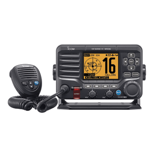 Golf Icom M506 VHF Fixed Mount w/NMEA 0183 - Black