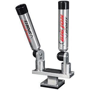  Big Jon Dual Multi-Axis II Rod Holder - Silver