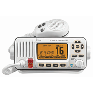 Icom ICOM M324G WHITE VHF RADIO WITH INT GPS - IC-M324G 22 Icom ICOM M324G WHITE VHF RADIO WITH INT GPS - IC-M324G 22