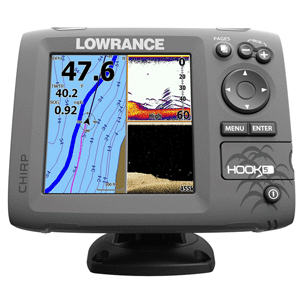 Lowrance LOWRANCE HOOK-5 COMBO 83/200 455/800 TM NAVIONICS+ CHART - 000-12657-001 Lowrance LOWRANCE HOOK-5 COMBO 83/200 455/800 TM NAVIONICS+ CHART - 000-12657-001