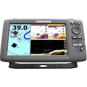 Lowrance - LOWRANCE HOOK-9 COMBO 83/200 455/800 TM NAVIONICS+ CHART - 000-12667-001 Lowrance - LOWRANCE HOOK-9 COMBO 83/200 455/800 TM NAVIONICS+ CHART - 000-12667-001