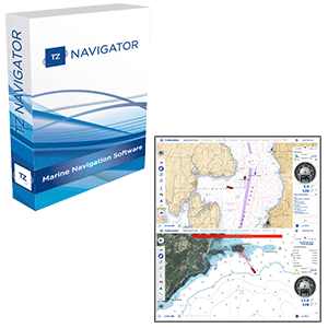 Nobeltec TZ Navigator Navigation Software- TZ-100