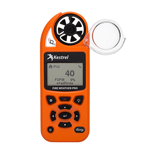  Kestrel 5500FW Fire Weather Meter Pro - Safety Orange