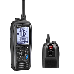  Icom M93D Handheld VHF Marine Transceiver w/GPS & DSC Built-In
