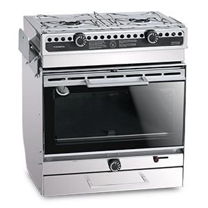 Dometic ORIGO 6000 Double Burner Non-Pressurized Alcohol Stove & Oven Combo