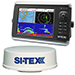 SI-TEX NavStar 10R GPS Chartplotter, Sonar, Radar System w/MDS-12 Radar and internal GPS Antenna