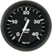 Faria 4'' Tachometer Euro Style Black w/White Letters 4000RPM Diesel Mechanical Take Off & Variable Ratio Alt.