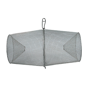 Frabill Torpedo Trap - Galvanized Minnow Trap - 10'' x 9.75'' x 9''