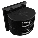 Lopolight Series 301-006 - Double Stacked Stern Light - 2NM - Vertical Mount - White - Black Housing