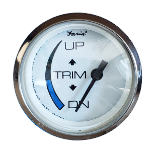 Faria Chesapeake White SS 2'' Trim Gauge f/Honda Engines