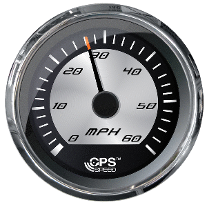 Faria Platinum 4'' Speedometer - 60MPH - GPS