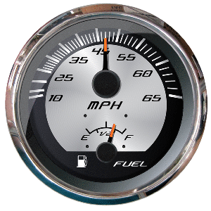 Faria Platinum 4'' Multi-Function - Speedometer & Fuel