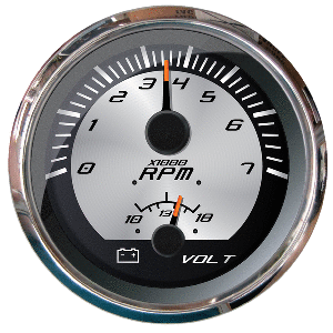 Faria Platinum 4'' Multi-Function - Tachometer & Voltmeter