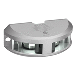 Lopolight Series 200-024 - Navigation Light - 2NM - Vertical Mount - White - Silver Housing - 6M Cable