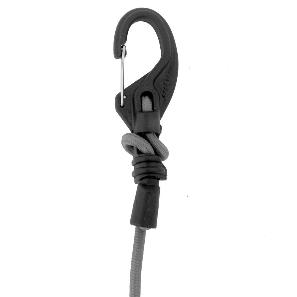 Nite Ize KnotBone Carabiner Adjustable Length Bungee Cord Size #5 (6 ...