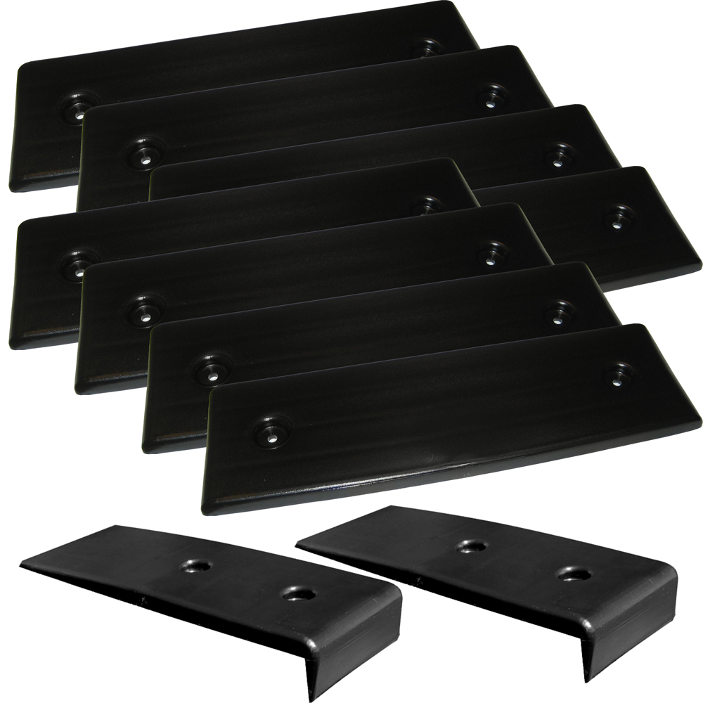 Ironwood Pacific EZ Slide Trailer Pad Kit 3 BLACK 8 Boat Pads/Slides +BunkEnders eBay
