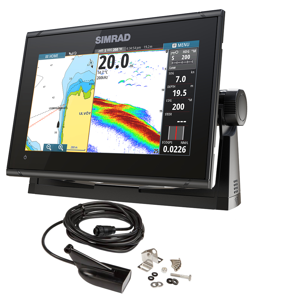 Simrad GO9 XSE Chartplotter/Fishfinder with Medium/High DownScan