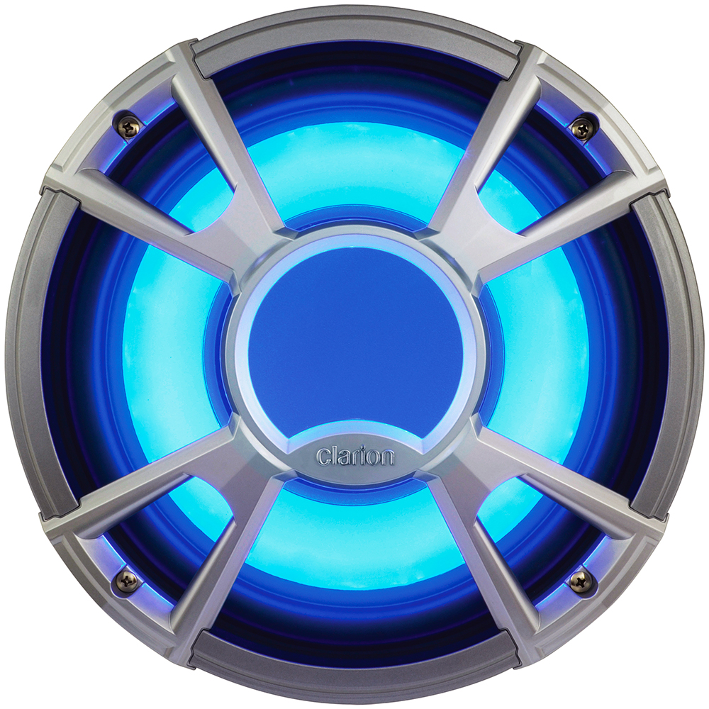 Clarion CMQ2512WL 10" 4OHM Subwoofer 400W with LED Light Blue