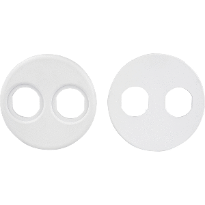 Sea-Dog 4" Gauge Power Socket Adapter Mounting Plate - White - 426104-1