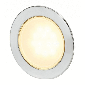 HELLA-MARINE-Hella-Marine-Round-Warm-White-EuroLED-95-Gen-2-LED-Down-Light---Stainless-Steel-Rim---958340021 958340021