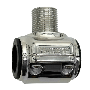 Seaview-316-Stainless-Steel-Antenna-Rail-Mount---1inch---1-1-4inch-Rails---SVRCL1 SVRCL1