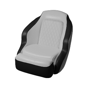 TACO-Marine-TACO-Anclote-Diamond-Bucket-Seat---Grey-Black---BA1-25GRY-BLK BA1-25GRY-BLK