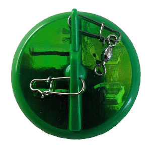 Luhr-Jensen-2-1-4inch-Dipsy-Diver---Kelly-Green-Silver-Bottom-Moon-Jelly---5560-030-2511 5560-030-2511