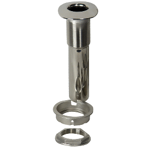 C.E.-Smith-70-Series-Screwless-Flush-Mount-Rod-Holder---0-Degree---Stainless-Steel---Cast-Bottom---Black-Liner---Boxed---53676C 53676C