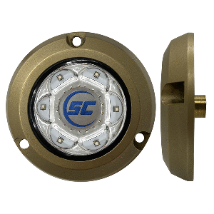 Shadow-Caster-LED-Lighting-Shadow-Caster-SC2-Series-Bronze-Surface-Mount-Underwater-Light---Bimini-Blue---SC2-BB-BZSM SC2-BB-BZSM