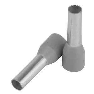 Pacer-Group-Pacer-Grey-12-AWG-Wire-Ferrule---10mm-Length---25-Pack---TFRL12-10MM-25 TFRL12-10MM-25